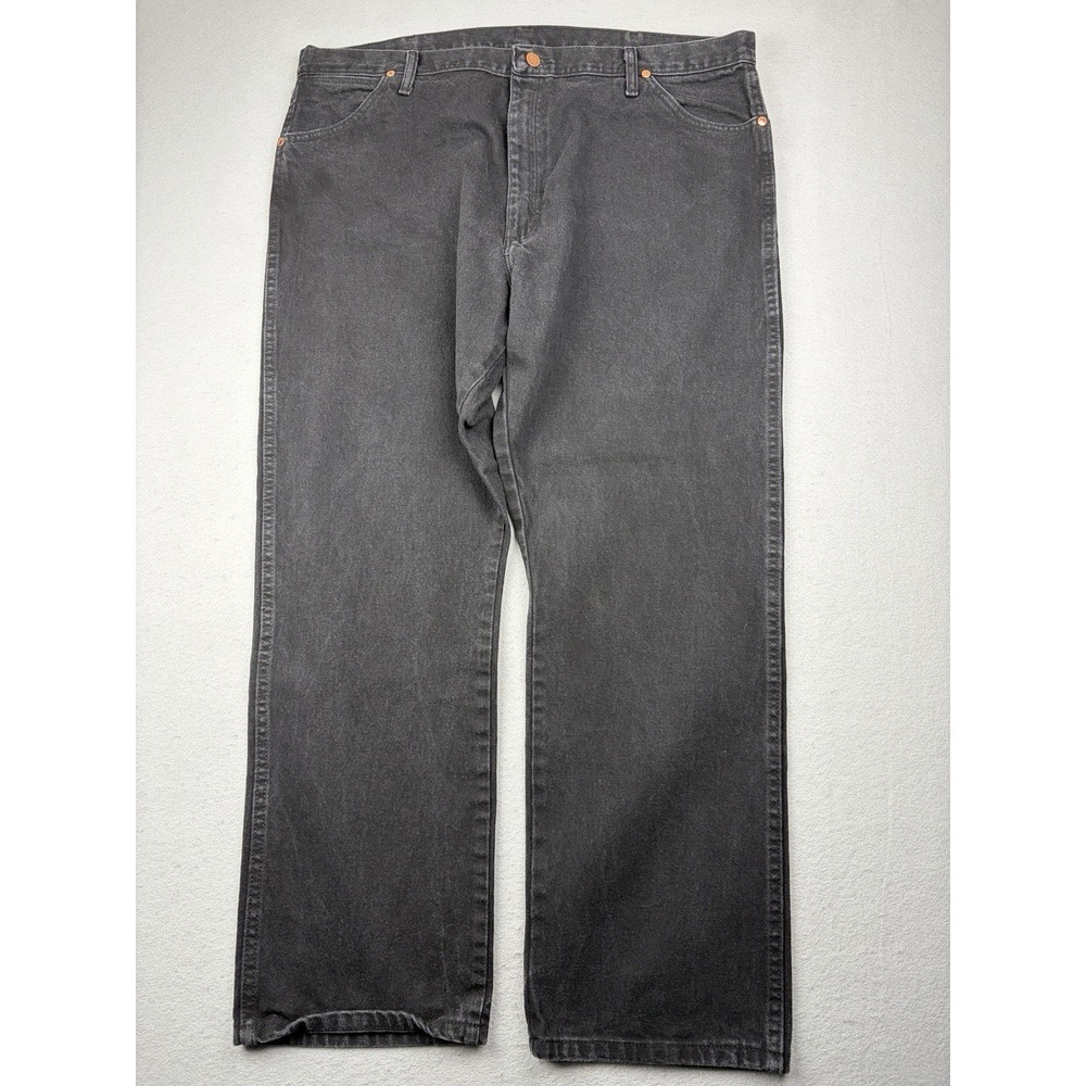 Wrangler 13MWZ Cowboy Cut Original Fit Jeans Men's 42x30 Fits 42x30 Black Denim